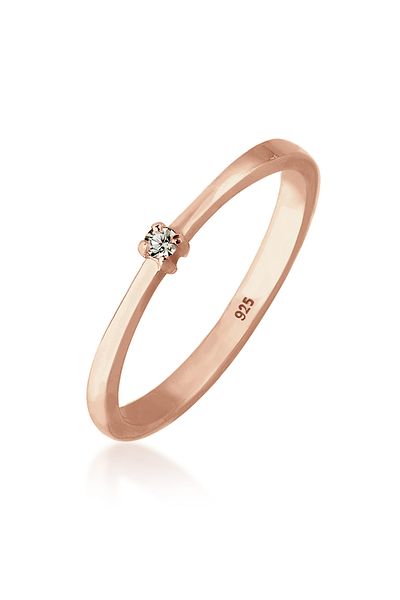 ELLI Inel Cristale Argint 925