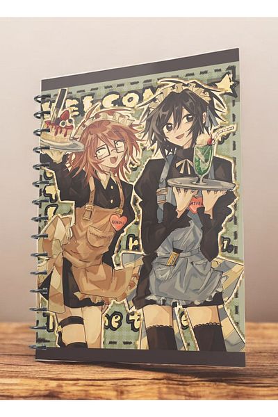 nihonwosekai Ranfren Randal's Friends A5 Anime Spiral Notebook 50 Sheets