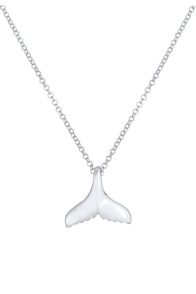 ELLI Colier Doamnă Pandantiv Înotatoare Balenă Pește Mare Ocean Trend Vară În Argint Sterling 925