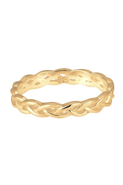 ELLI Ring Ladies Braided Infinity Knot Trend In 925 Sterling Silver