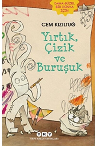 Yapı Kredi Yayınları Yırtık, Çizik ve Buruşuk Cem Kızıltuğ Kitabı 40 Sayfa Ya...