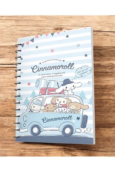 nihonwosekai Cinnamoroll Sanrio Anime A5 Size Spiral Notebook 50 Sheets
