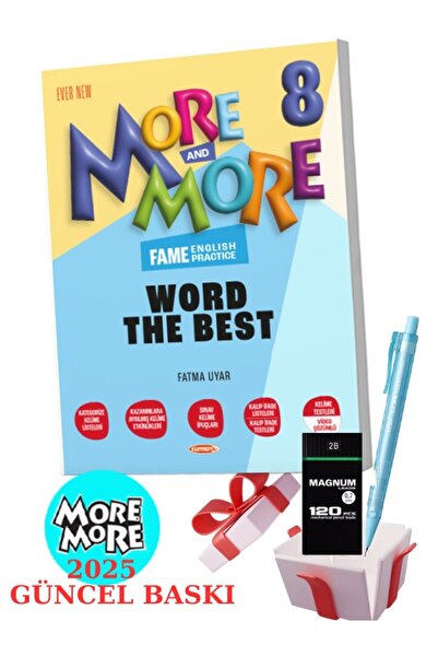 Kurmay Yayınları 8. Sınıf More And More Word The Best + Faber Eğitim Seti