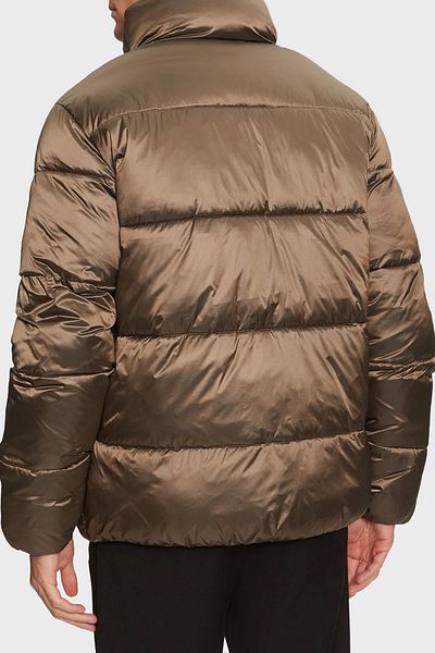 Calvin Klein Glossy Looking Quilted Stand Collar Men's down Jacket - J30J 326097 Pav