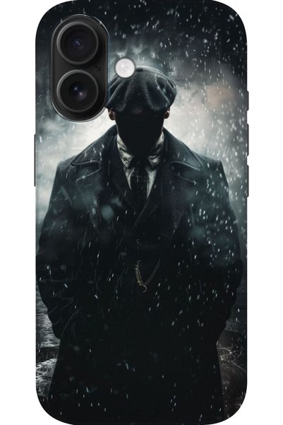 Snacase حافظة سيليكون منقوشة متوافقة مع هاتف Apple iPhone 16 HD+ مطبوعة من Peaky Blinders