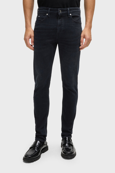 BOSS Pamuklu Logolu Slim Fit Normal Bel Dar Paça Jeans Erkek KOT PANTOLON 505...