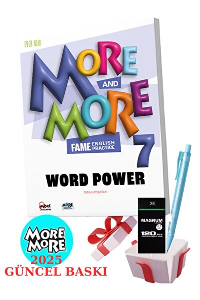 Kurmay Yayınları 7. Sınıf More And More Word power + Faber Eğitim Seti