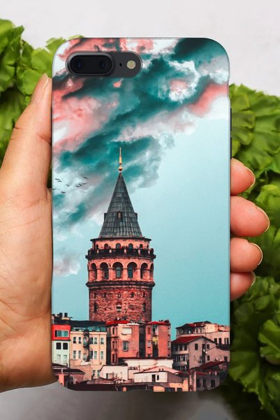 Snacase حافظة سيليكون مطبوعة عالية الدقة متوافقة مع هاتف Apple iPhone 8 Plus