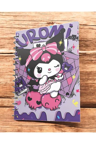 nihonwosekai Kuromi Sanrio Anime A5 Size Spiral Notebook 50 Sheets