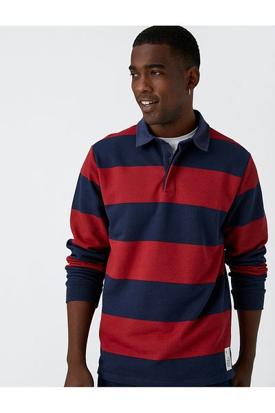 Koton Polo Neck Regular Fit Sweatshirt