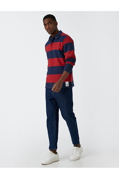 Koton Polo Neck Regular Fit Sweatshirt