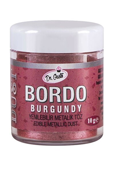 Dr. Gusto Metalik Toz 10 gr - Bordo