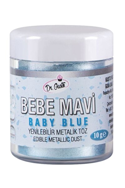 Dr. Gusto Metalik Toz 10 gr - Bebe Mavi