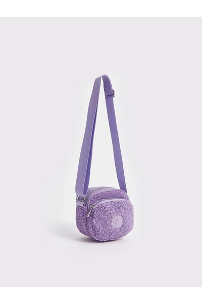 LC Waikiki LCW ACCESSORIES Geantă de umăr pentru fetiță din pluș liliac