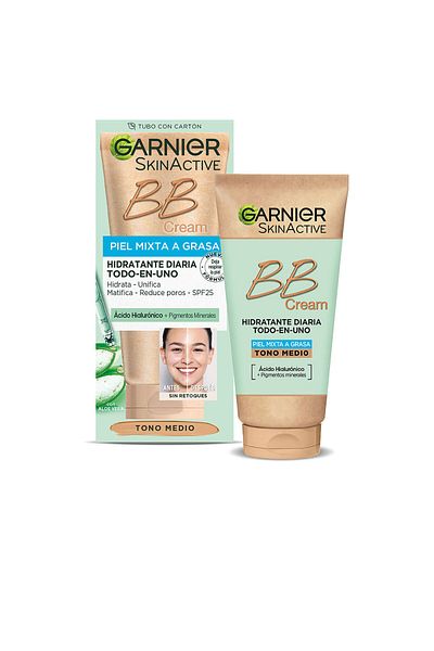 Garnier Skinactive Bb Cream Kombination Bis Fettige Haut Lsf25 #mittel 50 ml