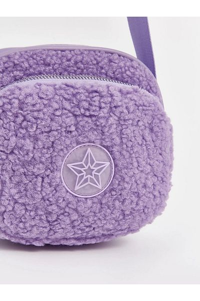 LC Waikiki LCW ACCESSORIES Geantă de umăr pentru fetiță din pluș liliac