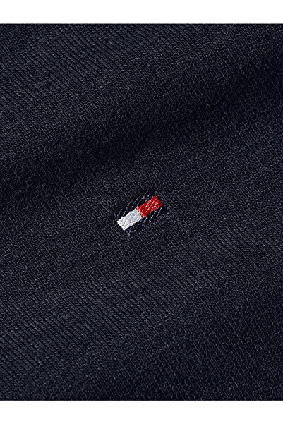 Tommy Hilfiger Women's Hooded Neck Regular Fit Cotton Long Sleeve Blue Sweatshirt Ww0Ww41245-Dw5