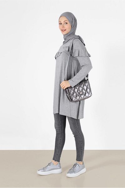 Alvina Tunic with Rush Detail 41231