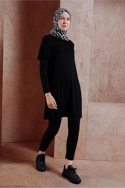 Alvina Tunic with Rush Detail 41231