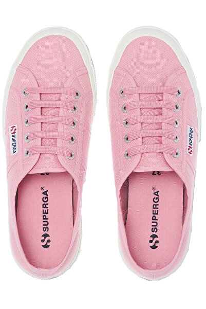 Superga Schuhe Unifarbener Baumwoll-sneaker Cotu Classic Mit Schnürung, Flexible Laufsohle Mit Struktur Und