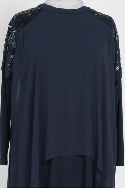 Alvina Асиметричний тунік з тюлем 2887