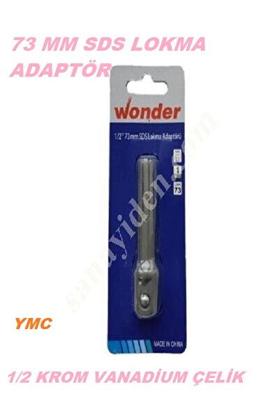VONDER 73 mm Sds Lokma Adaptörü 1/2'' Vanadyum Çelik Hilti Lokma Sabitleme Bi...