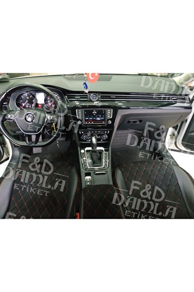 FD Damla Etiket Volkswagen Passat B8 Torpido,Konsol,Trim,Göğüs Maun Kaplama P...
