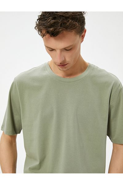 Koton T-Shirt Cotton Slim Fit Crew Neck - κοντομάνικο