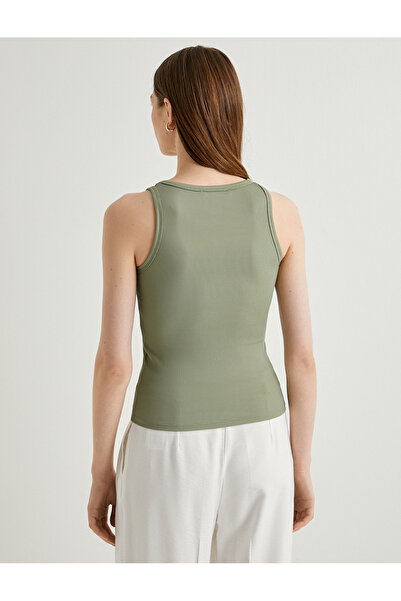 Koton Halter Neck Athlete Ribbed Slim Fit