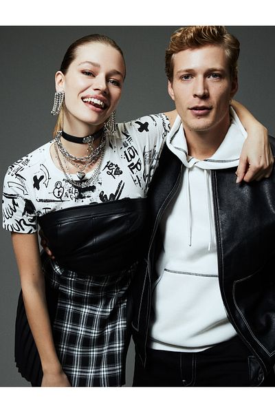 Koton Prsat z umělé kůže bez ramínek se zadním zipem
