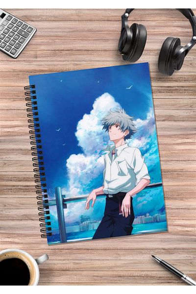 Home Neon Genesis Evangelion Spiral Notebook A5 (50 Sheets)