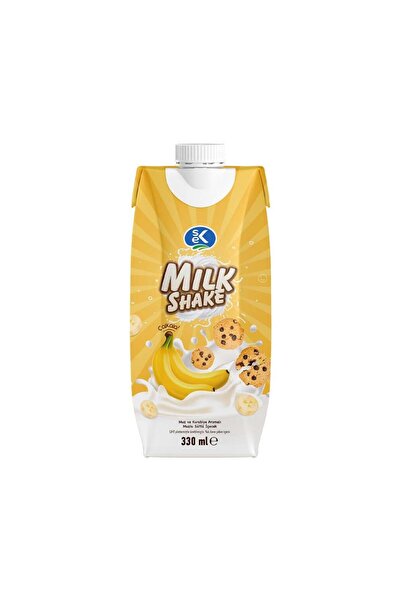 Sek Muz ve Kurabiye Aromalı Milkshake 330 ML X 12
