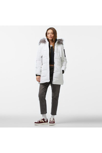 Nautica Kadın Beyaz Mont