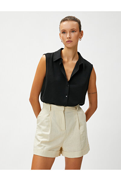 Koton Αμάνικο πουκάμισο με κουμπιά