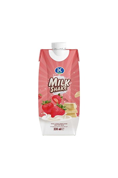Sek Çilek ve Beyaz Çikolata Aromalı Milkshake 330 ML X 12