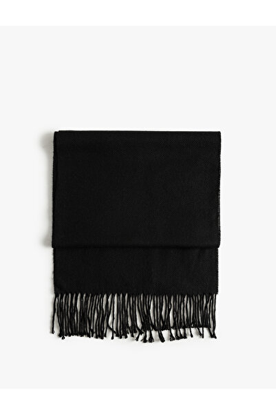 Koton Eșarfă lungă cu ciucuri din acrilic