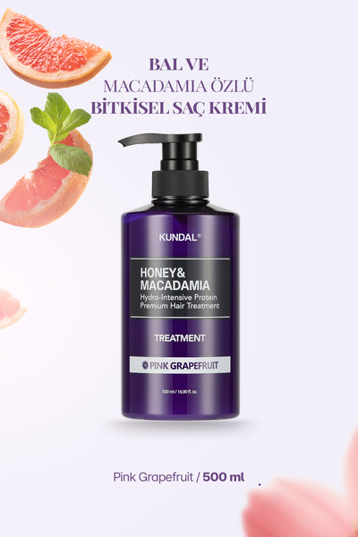 Kundal Yoğun Nemlendirici ve Besleyici Saç Kremi KUNDAL Honey & Macadamia Pro...