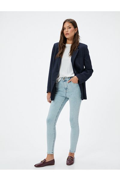 Koton Jeans mit schmalem Bein und hoher Taille - Carmen Skinny Jeans