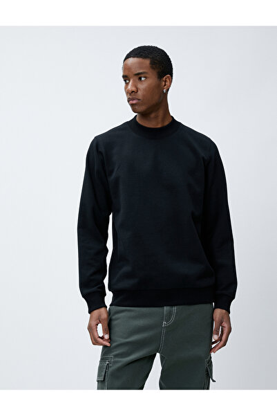 Koton Basic Sweatshirt Crew Neck Long Sleeve