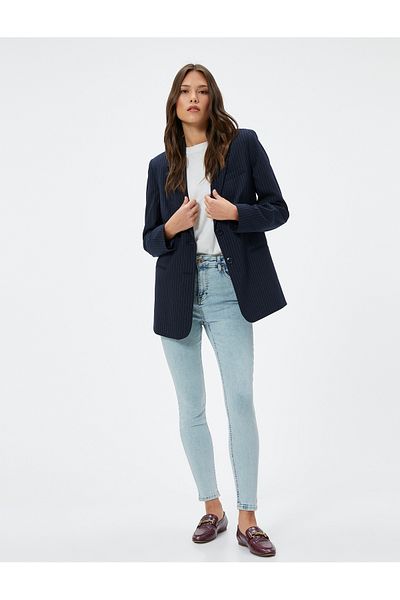 Koton Jeans mit schmalem Bein und hoher Taille - Carmen Skinny Jeans
