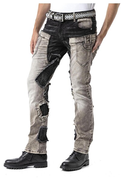 Cipo & Baxx CD875 Μοντέλο Peč Regular Fit Άνετη εφαρμογή Ευέλικτο τζιν τζιν παντελόνι Lycra