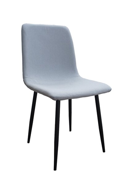 Mahmayi HYDC058 Fabric Cushion Grey Dining Chair for Kitchen, Living Room - P...