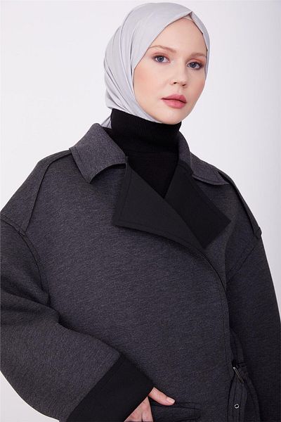 Armine Καπάκι Anthracite - Λεπτομέρεια αξεσουάρ τσέπης, πόρπη, 23k7127