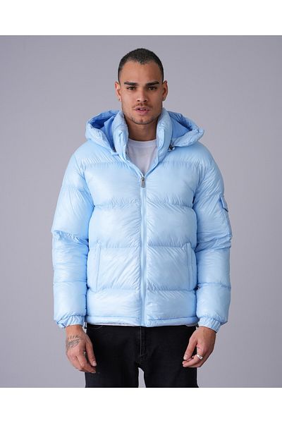 İkao Hooded Shiny Puffer Jacket