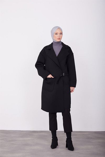 Armine Μαύρο καπάκι πόρπης - Αξεσουάρ τσέπης, μοντέλο 23k7127