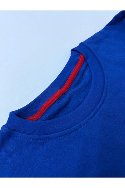 ekis collection Φούτερ με λαιμόκοψη μεγάλου μεγέθους μπορντό