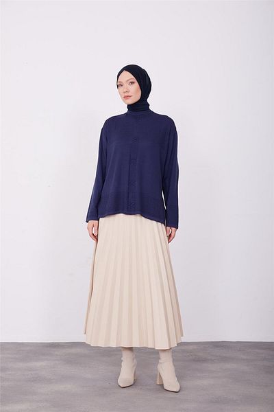 Armine Πουλόβερ Navy Blue - Μοντέλο 23kd9003