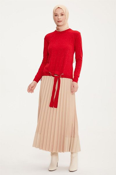 Armine Red Sweater - Model 22Kd4240