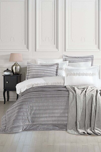 Elart Luxury Çeyiz Paketi Gri 11 Parça