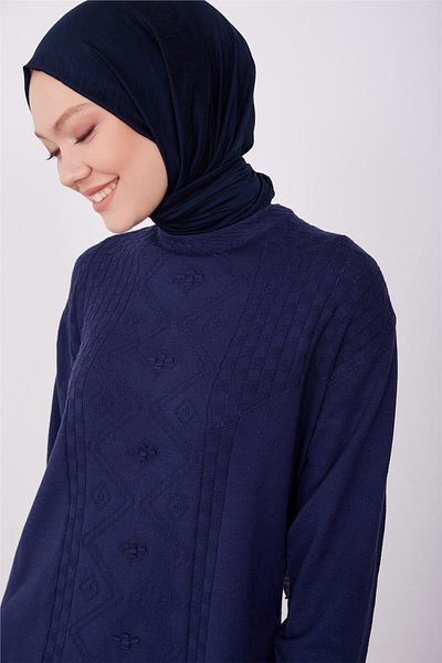 Armine Πουλόβερ Navy Blue - Μοντέλο 23kd9007